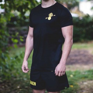 Grenadier - T-Shirt Armée Suisse (noir / jaune)