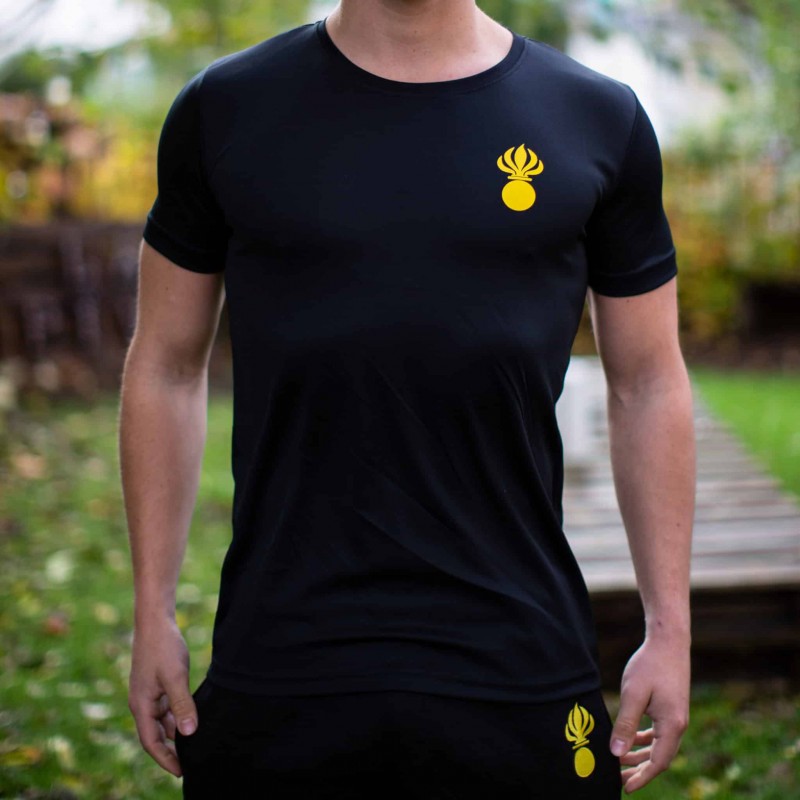Panzergrenadier - Swiss Army T-shirt (black /yellow)