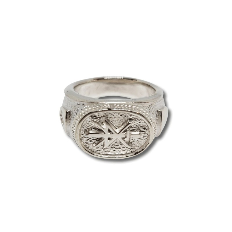 Command echelon soldier - Battle ring in solid silver