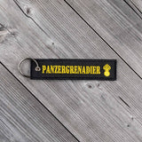 Panzergrenadier - Schlüsselbund (schwarz / gelb) 