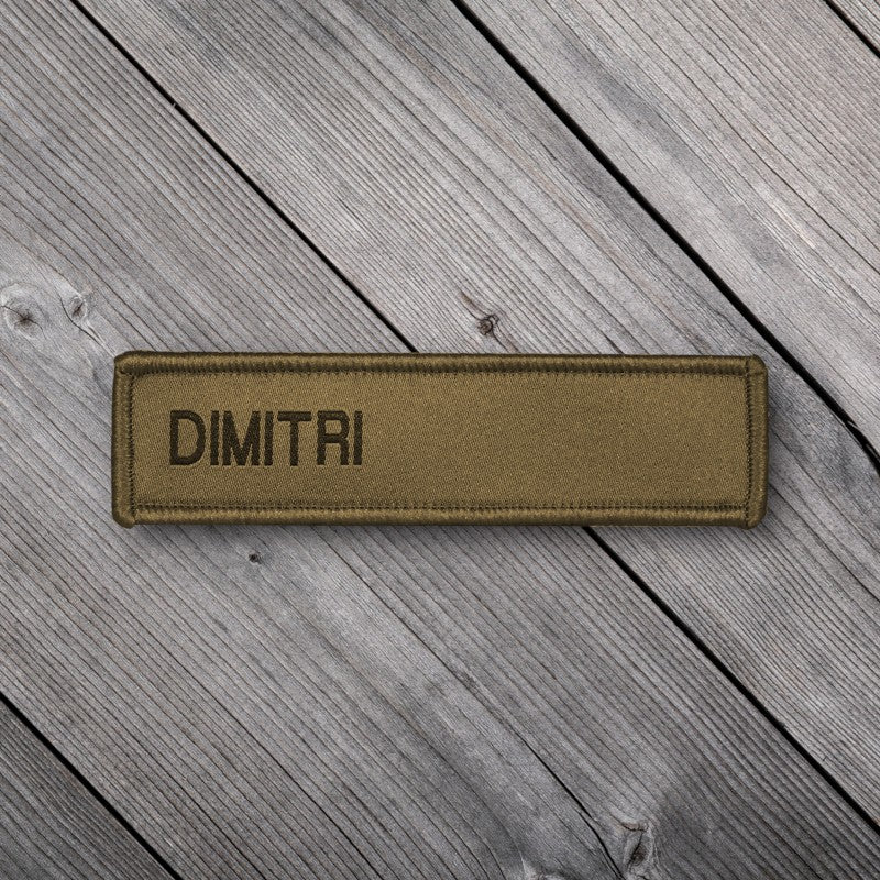 Schweizer Armee - Name TAZ - Dimitri 