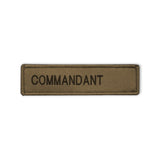 Nom TAZ - Commandant