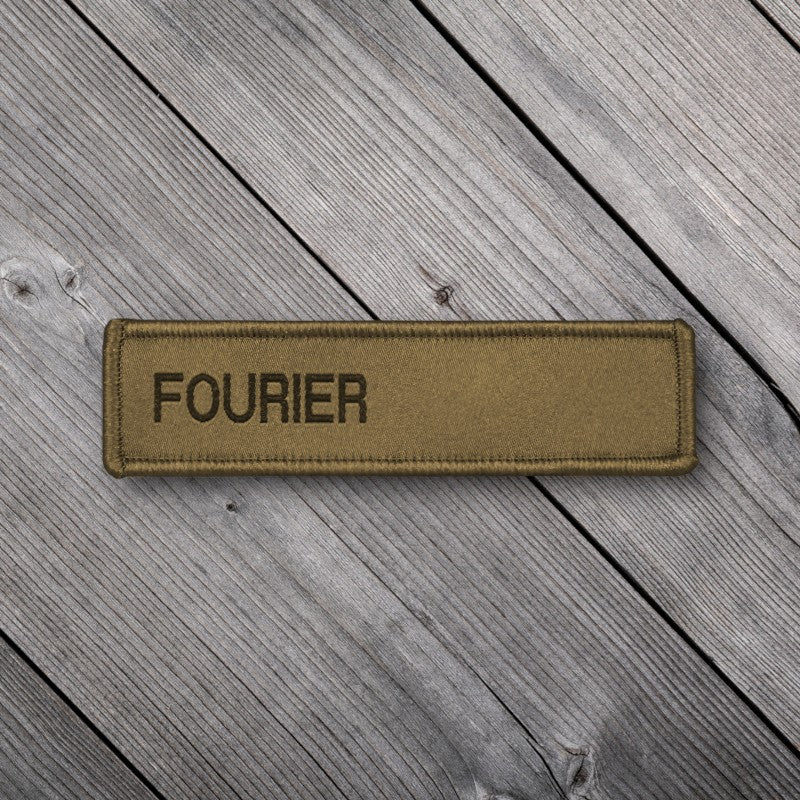 Armée Suisse - Nom TAZ - Fourier