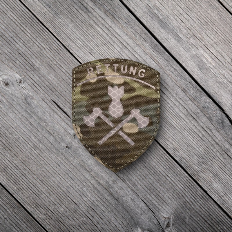 Rescue - Badge - Multicam riflettente