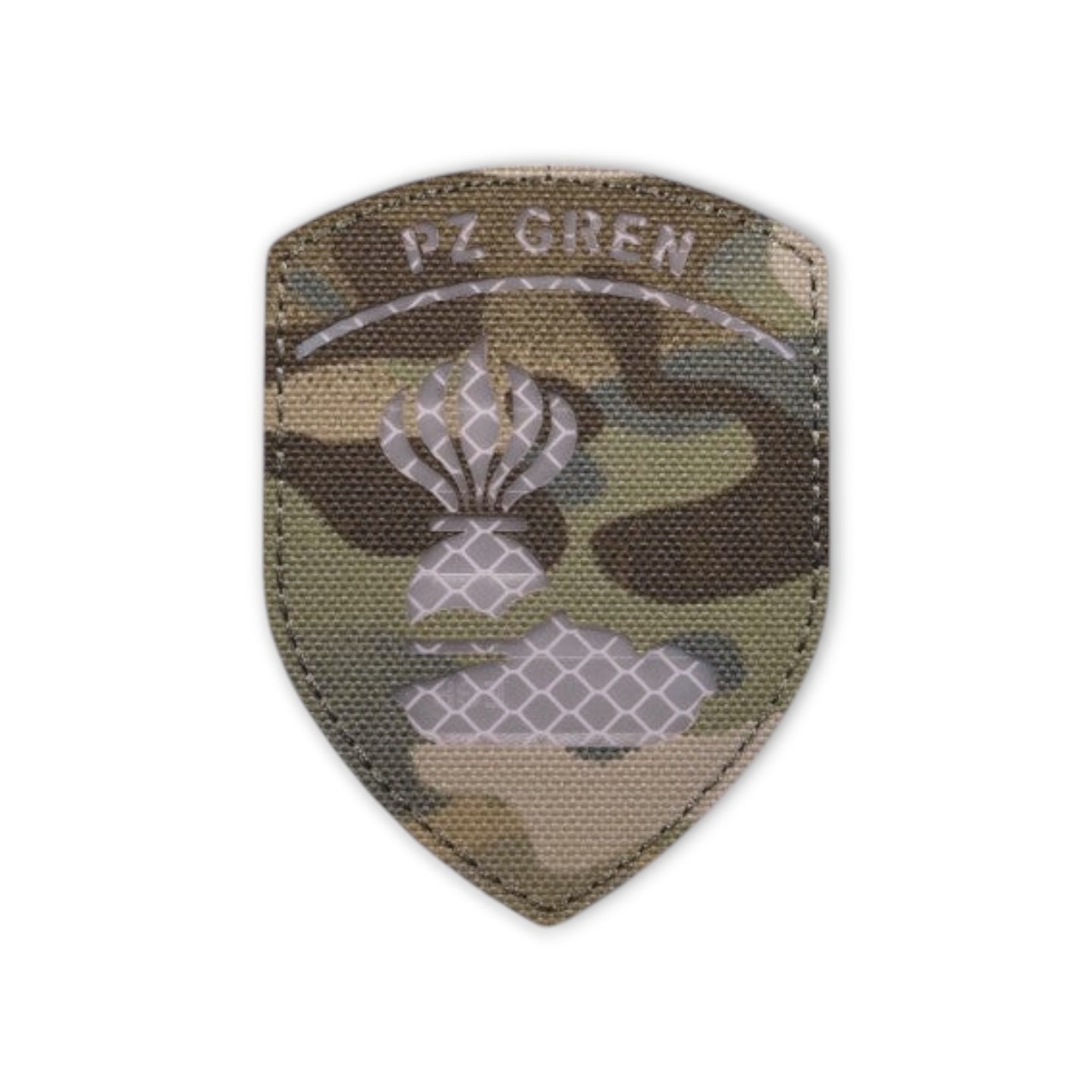 Grenadier de chars équipage - Badge - Multicam Réfléchissant