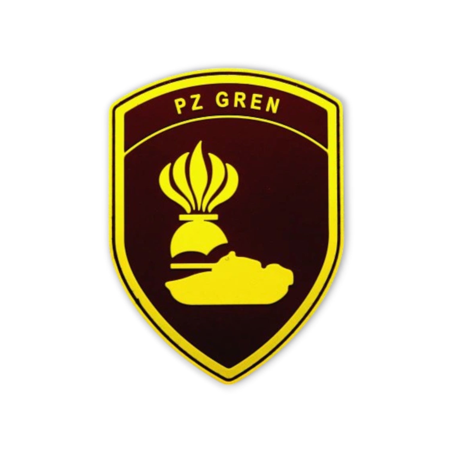 Grenadier de chars équipage - Badge - PVC