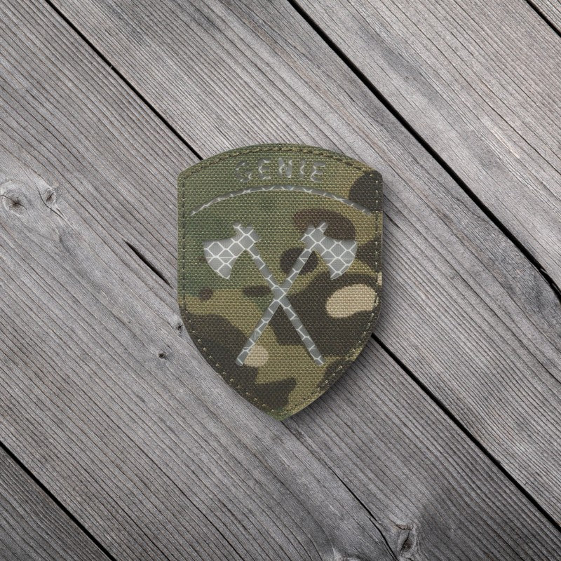 Genie - Badge - Multicam riflettente