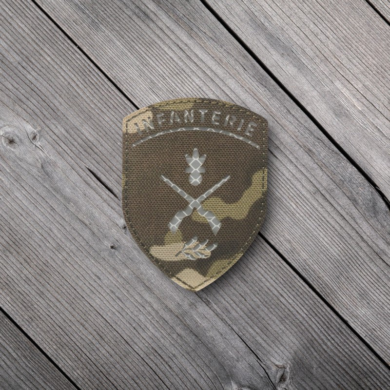 Infanterie - Badge - Multicam Reflektierend 