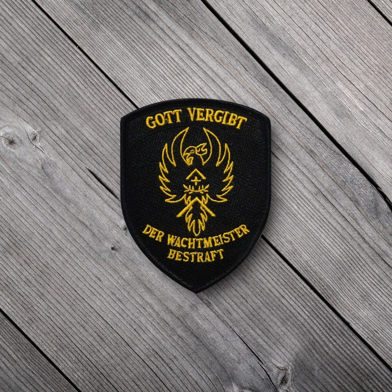 Esercito svizzero - Distintivo - Gott vergibt der Wachtmeister bestraft