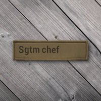 Armée Suisse - Nom TAZ - SGMT CHEF