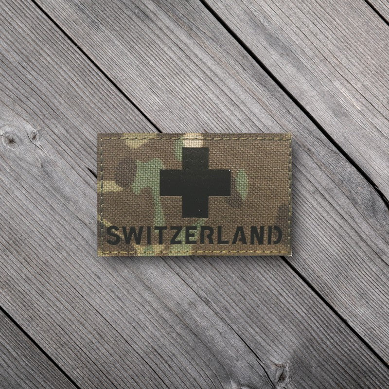 Armée Suisse - Badge Rectangulaire - Multicam