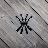 Führungsunterstützungstruppen - Aufkleber - Schwarz 