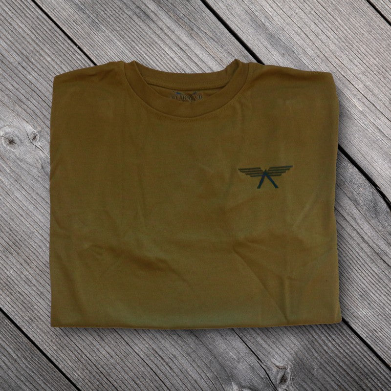 Soldat d'aviation - T-shirt - Vert  - Coton