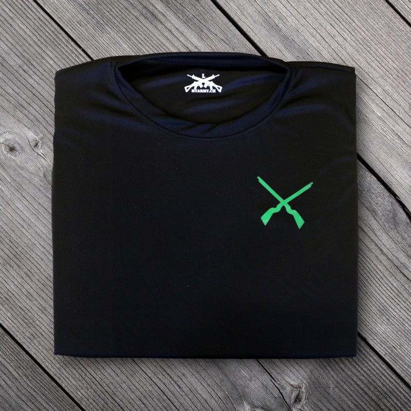 Fantassin - T-Shirt Noir (logo vert)