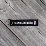 Panzergrenadier - Schlüsselbund (schwarz / weiß) 