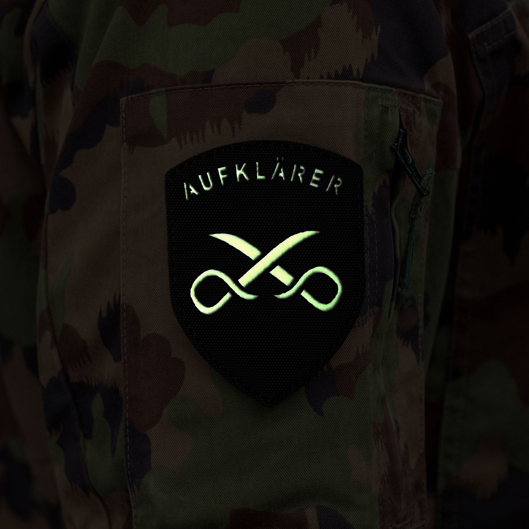 Aufklärer - Badge - Fluoreszierend 