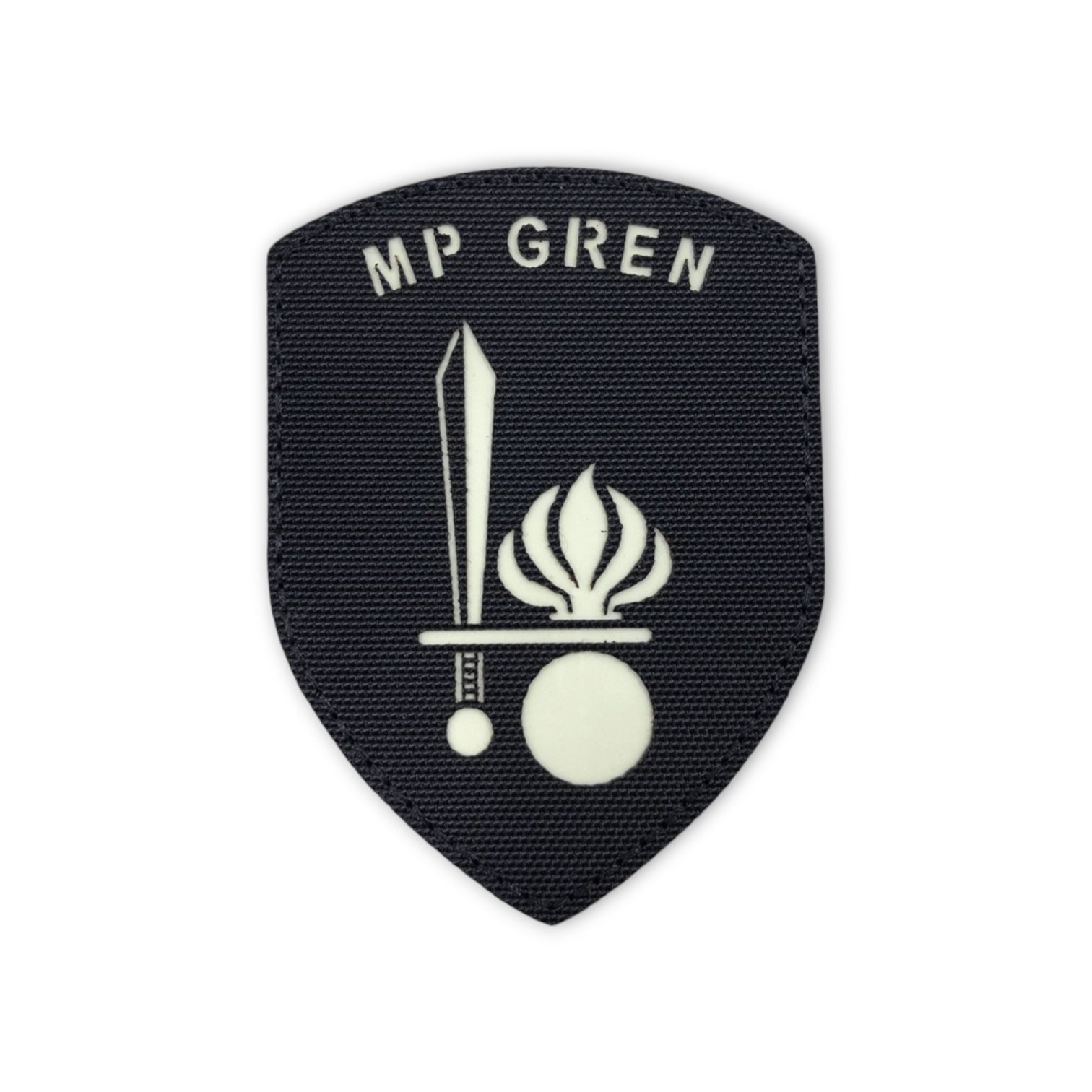 Grenadier de la police militaire - Badge - Fluorescent