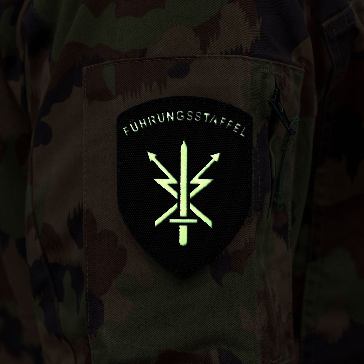 Führungsstaffel - Badge - Leuchtstoff 