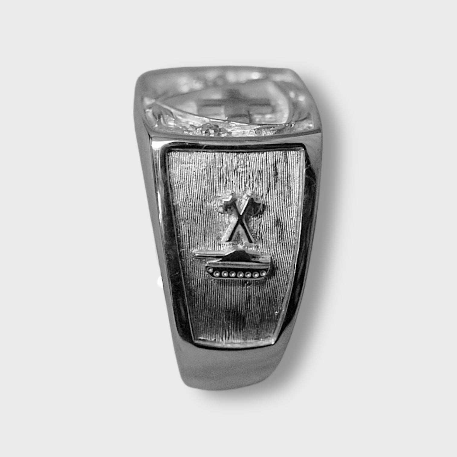 Sapeur de char - Chevalière d'Officier en argent