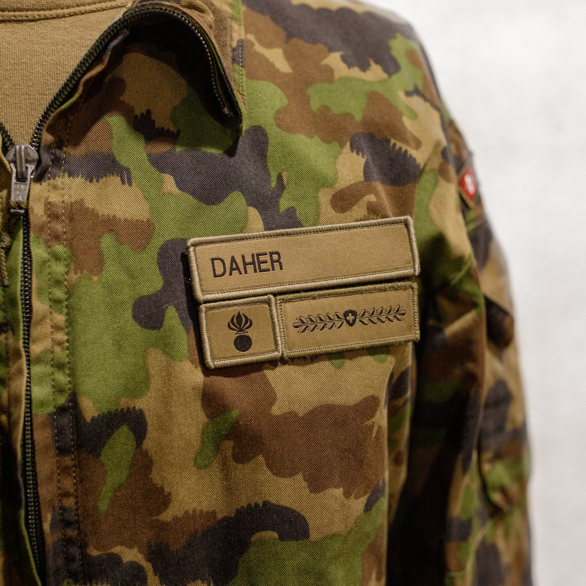Schweizer Armee - Name TAZ - DAHER 