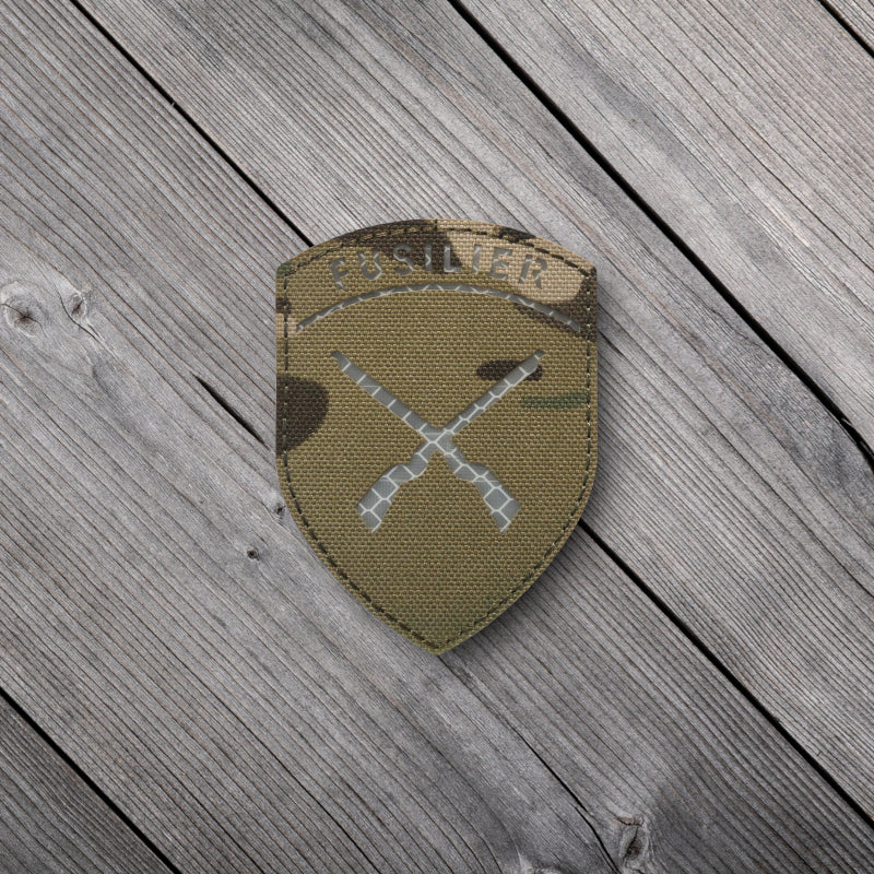 Infanterist - Badge - Multicam, Reflektierend 