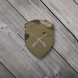 Fantassin - Badge - Multicam, Réfléchissant