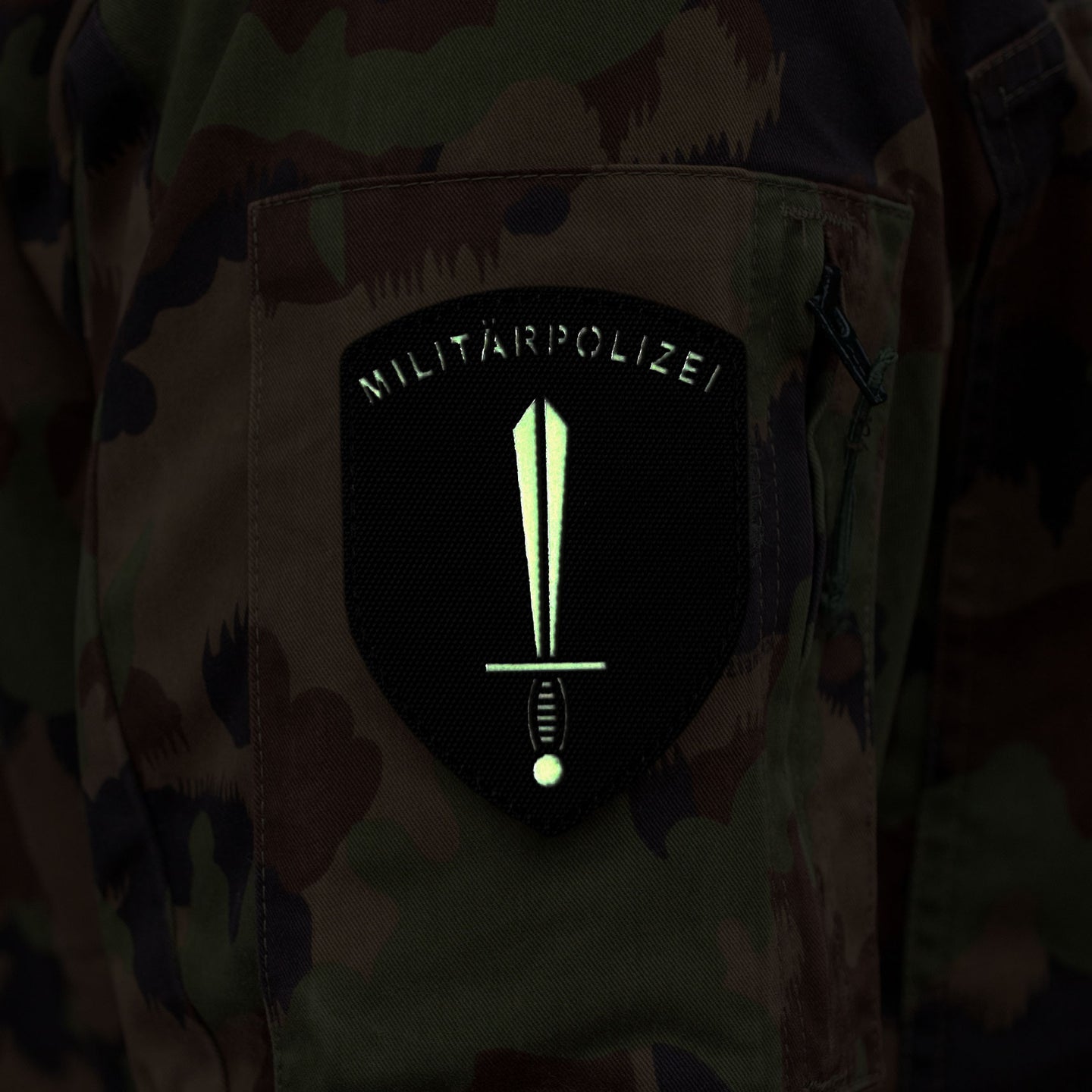 Militärpolizei - Badge - Fluoreszierend 