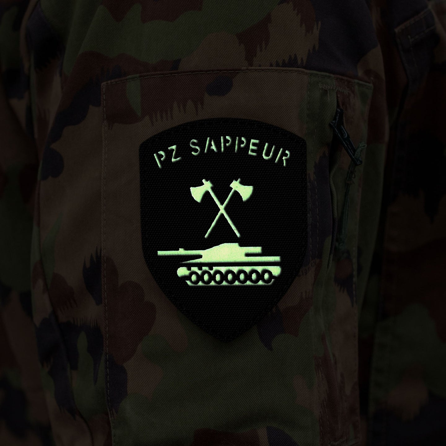 Panzersappeur - Badge - Fluoreszierend 