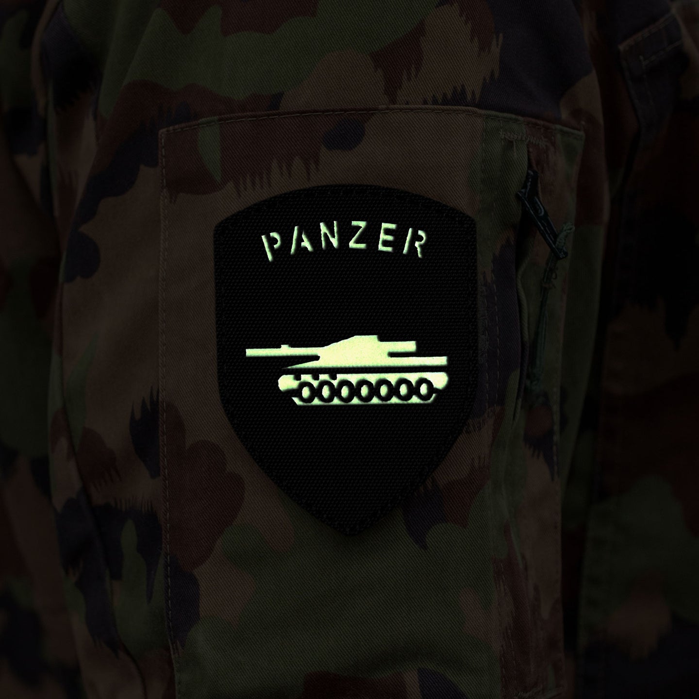 Panzersoldat - Badge - Fluoreszierend 