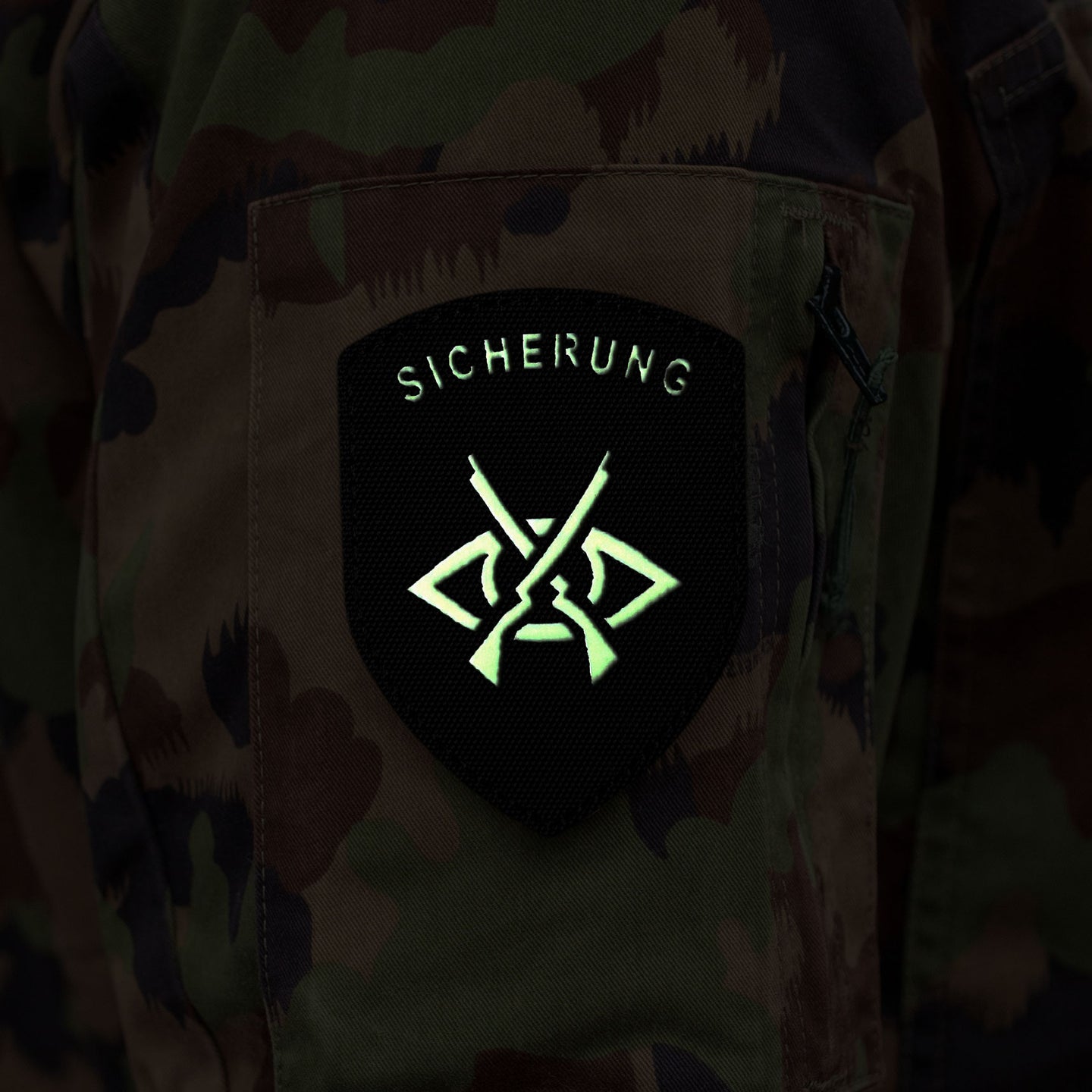 Sicherheitssoldat - Badge - Fluoreszierend 