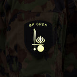 Militärpolizeigrenadier - Badge - Fluoreszierend 